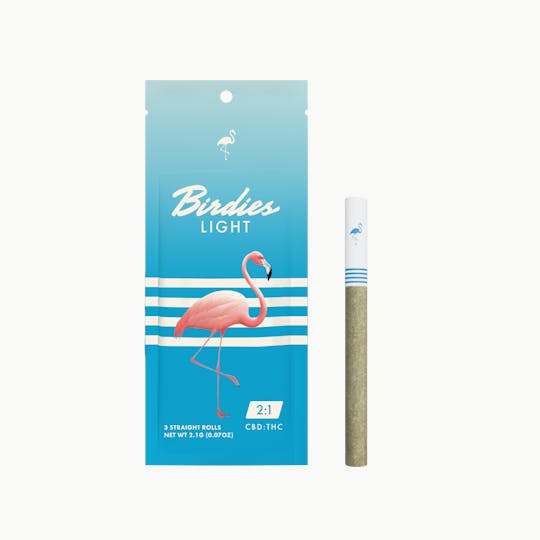 Birdies - Light 2:1 (CBD:THC) - 3 Pack - 1