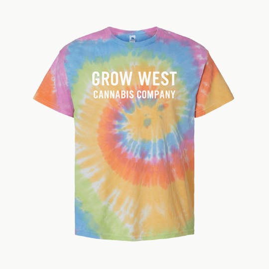 Grow West Cannabis Company - Grow West | T-Shirt | Tie-Dye | Large - 1