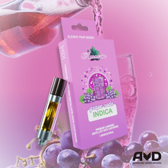 Amnesia MI - Grape Soda - Cart 1g - 1