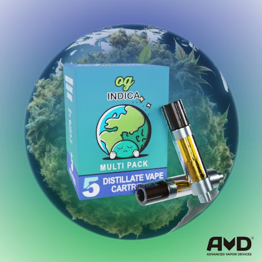 Amnesia MI - OG - Vape Carts 5 Pack - 1