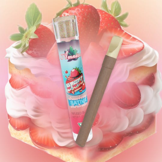 Amnesia MI - Strawberry Shortcake - Wood Tip Blunt - 1