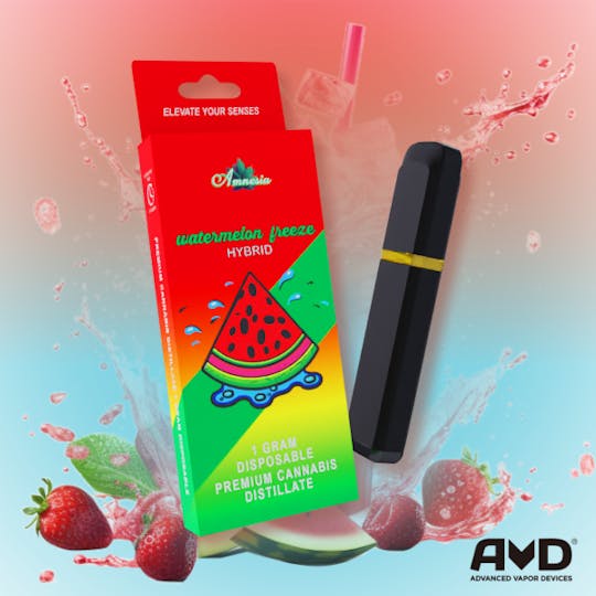 Amnesia MI - Watermelon Freeze - Disposable 1g - 1