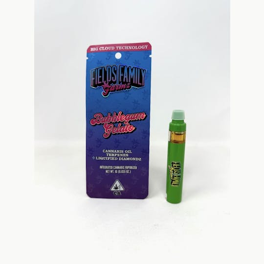 Fields Family Farmz - Bubblegum Gelato 1g Liquified Diamondz All-In-One - 1