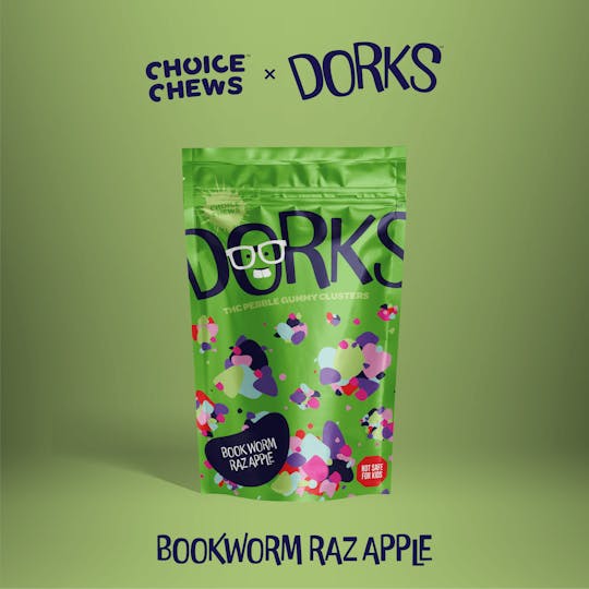 Choice Chews - Dorks - Bookworm Raz Apple - 200mg - 1