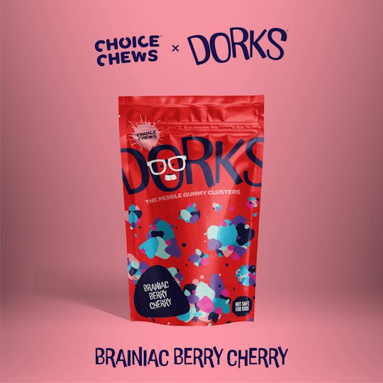 Choice Chews - Dorks - Brainiac Berry Cherry - 200mg - 1