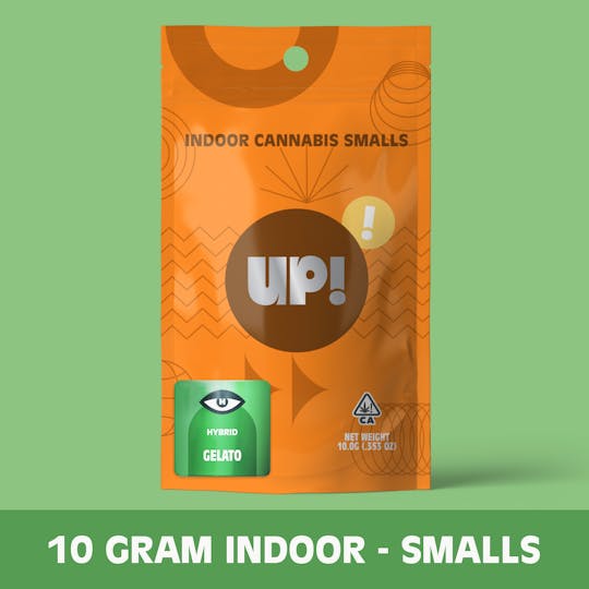 UP! - Gelato (Hybrid) Indoor Cannabis Smalls (10g) - 1