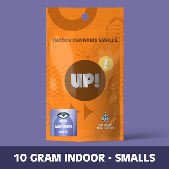 UP! - Garlic Breath (Indica) Indoor Cannabis Smalls (10g) - 1