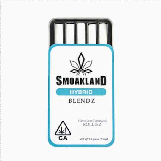 Smoakland - Blendz Pre-Roll Tin - Sugar Cane (H) 5pk - 3.5g - 1