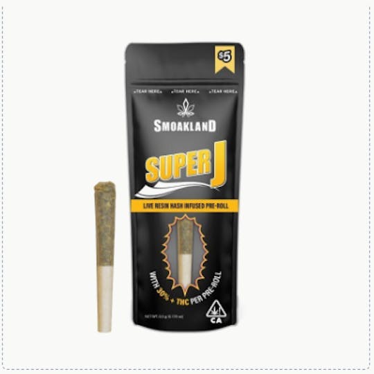 Smoakland - Super Jay - Grape Runtz Infused Pre-roll (I) - 0.5g - 1