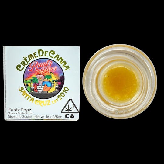 Crème De Canna - Creme De Canna - Diamond Sauce - Runtz Popz - 1g ( H )Hybrid - 1