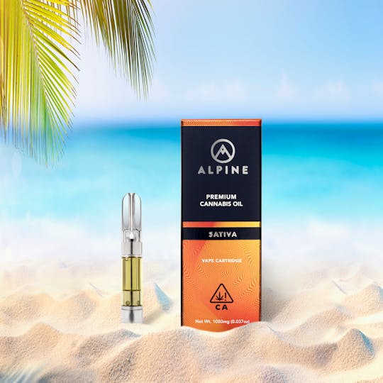 Alpine Vapor - Piña Colada - Sativa - THC Cartridge 1050mg - 1