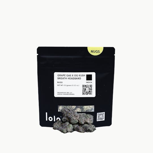 lolo - Grape Gas x OG Kush Breath Headband | Indoor Nugs | 3.5g - 1