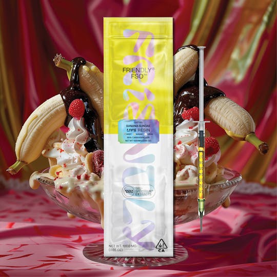 Friendly Brand - Banana Sundae 1g Live Resin FSO - 1