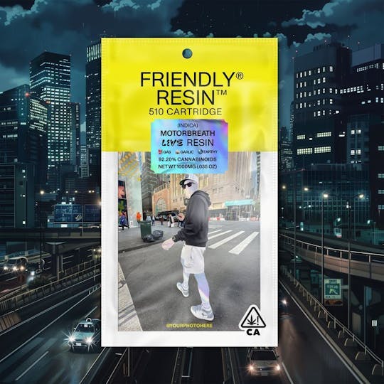 Friendly Brand - Motorbreath 1g Live Resin Cartridge - 1