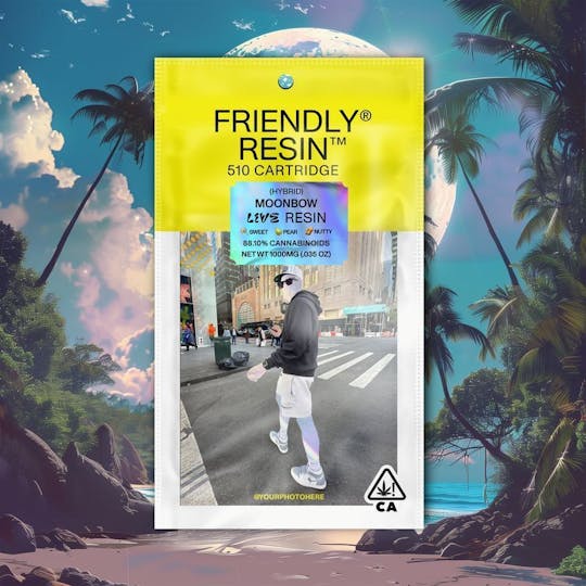 Friendly Brand - Moonbow 1g Live Resin Cartridge - 1