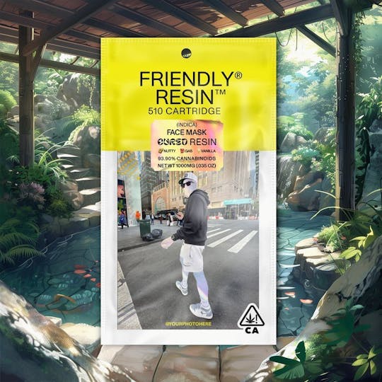 Friendly Brand - Face Mask 1g Cured Resin Cartridge - 1