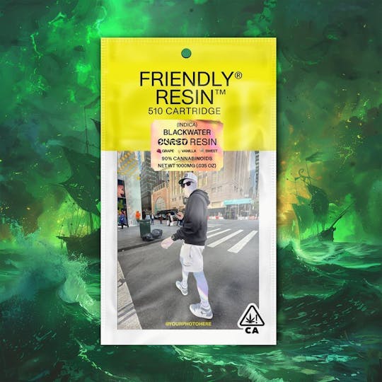 Friendly Brand - Blackwater 1g Cured Resin Cartridge - 1