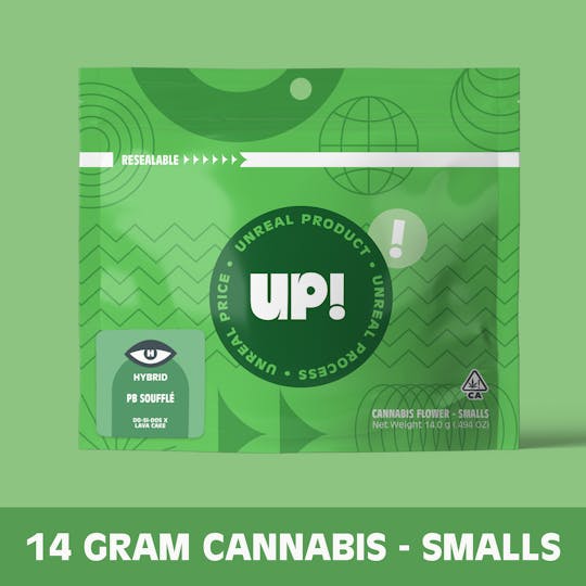 UP! - PB Souffle (Hybrid) Cannabis Smalls 14g - 1