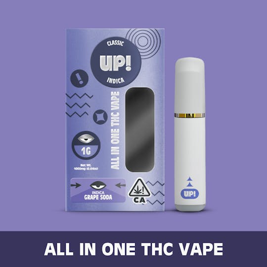 UP! - Grape Soda (Indica) Classic All-In-One Vape 1g - 1