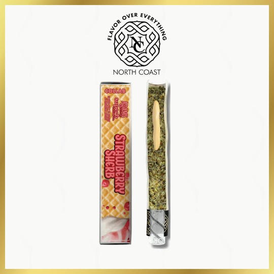 North Coast - N.C. x Adams Family Farms x Superb Strawberry Sherb Rice Paper Donut 2.5G - 1