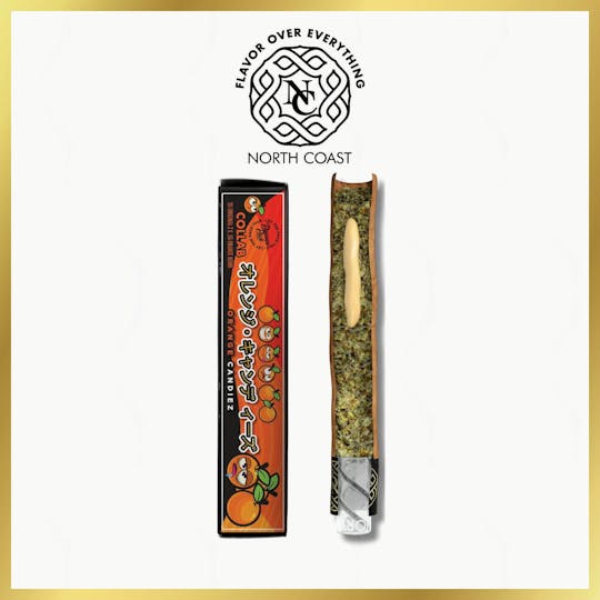 North Coast - N.C. x P.P. Orange Candiez Hemp Paper Donut 2.5G - 1