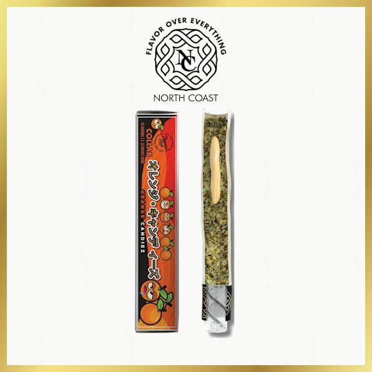 North Coast - N.C. x P.P. Orange Candiez Rice Paper Donut 2.5G - 1