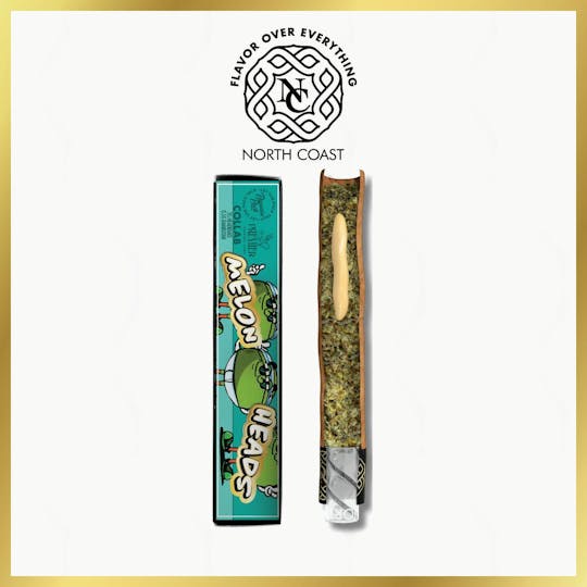 North Coast - N.C. x P.P. x 517 Premier Melon Heads Hemp Paper Donut 2.5G - 1