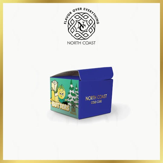 North Coast - N.C. x HLT Butters Cold Cure Rosin 1G - 1