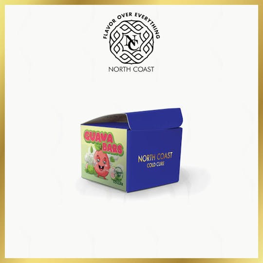 North Coast - N.C. x P.P. Guava Bars Cold Cure Rosin 1G - 1