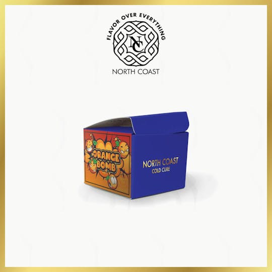 North Coast - N.C. x P.P. Orange Bomb Cold Cure Rosin 1G - 1