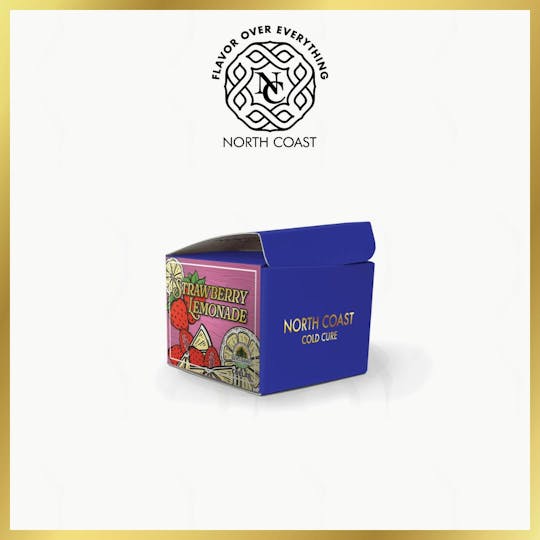 North Coast - N.C. x Rollganic Strawberry Lemonade Cold Cure Rosin 1G - 1
