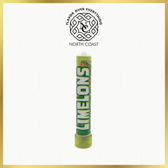 North Coast - N.C. x P.P. x Rising Roots Limelons Bubble Hash Rice Paper Joint 1.5G - 1