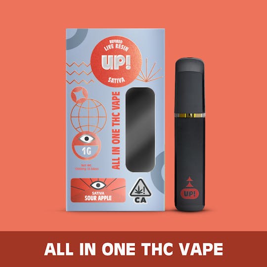 UP! - Sour Apple (Sativa) Live Resin All-in-one 1g - 1