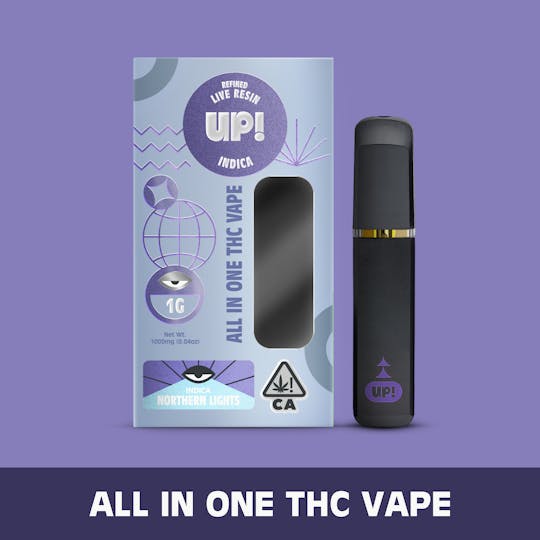 UP! - Northern Lights (Indica) Live Resin All-In-One Vape 1g - 1