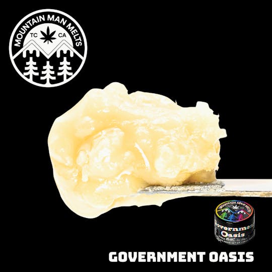 Mountain Man Melts - Government Oasis - Live Rosin - 1