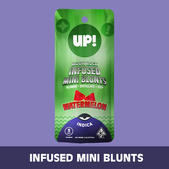 UP! - Watermelon (Indica) 3pk Moon Rock Mini Blunt 2.1g - 1