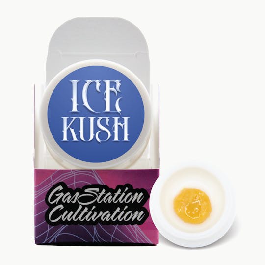 Gas Station Cultivation - Ice Kush Live Resin Badder 1G - 1
