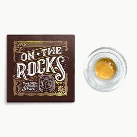 On The Rocks - Jack Herer - Live Rosin Badder 1g - 1