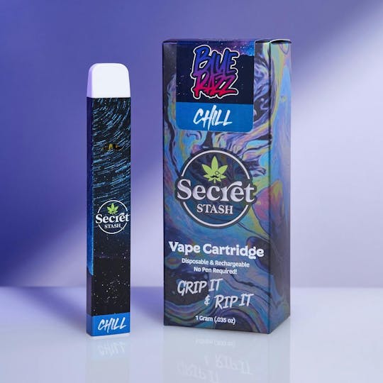 Secret Stash - Secret Stash | Disposable Cart | Chill | Blue Razz | 1g - 1