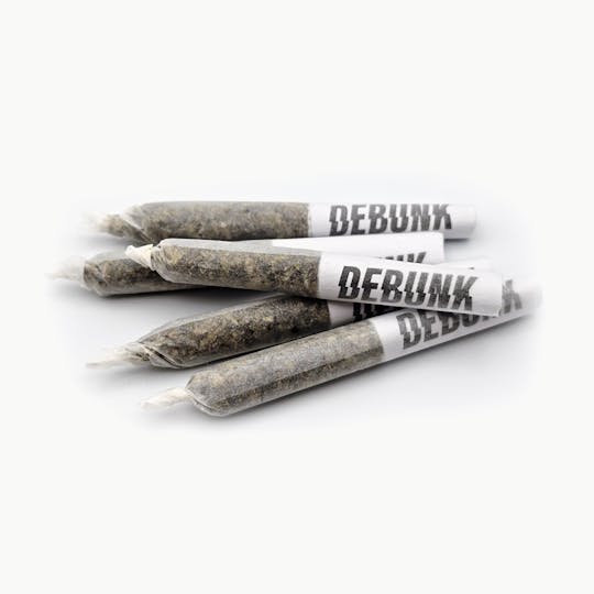 DEBUNK - Lemon Cherry GLTO Sativa Diamond Infused Pre-Rolls 5 x 0.5g - 1