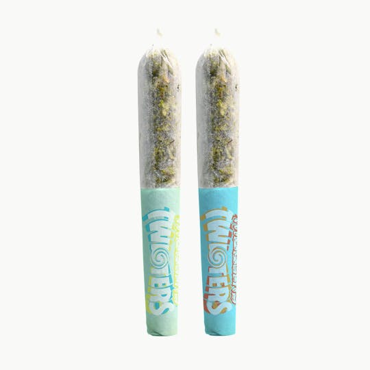 Rizzlers - Twisters Citrus Cyclone & Mango Slap Infused Pre-Rolls 2 x 0.5g - 1