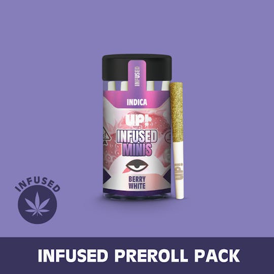 UP! - Berry White (Indica) 5pk Diamond Infused Preroll 2.5g - 1