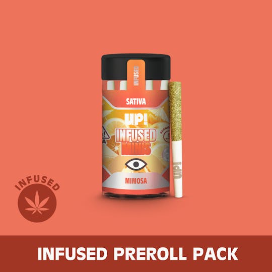UP! - Mimosa (Sativa) 5pk Diamond Infused Preroll 2.5g - 1