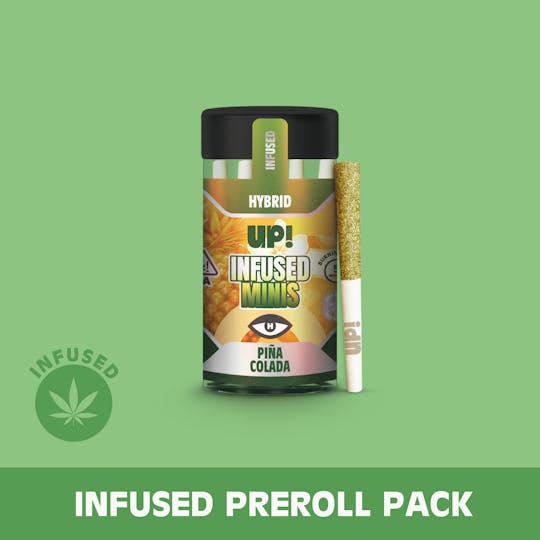 UP! - Pina Colada (Hybrid) 5pk Diamond Infused Preroll 2.5g - 1