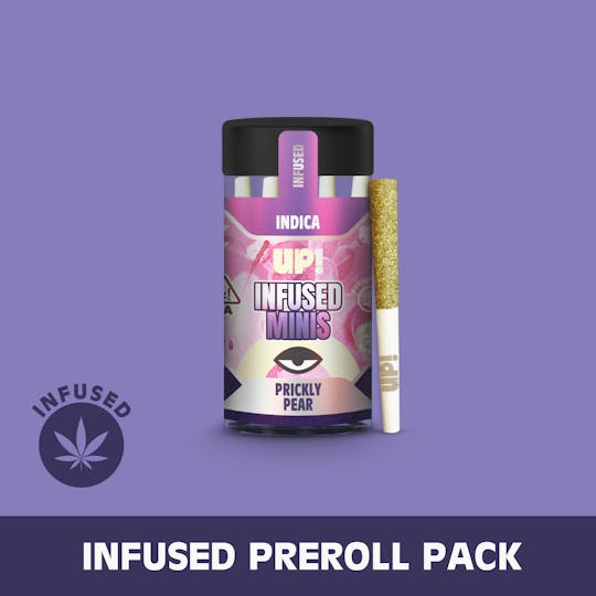 UP! - Prickly Pear (Indica) 5pk Diamond Infused Preroll 2.5g - 1