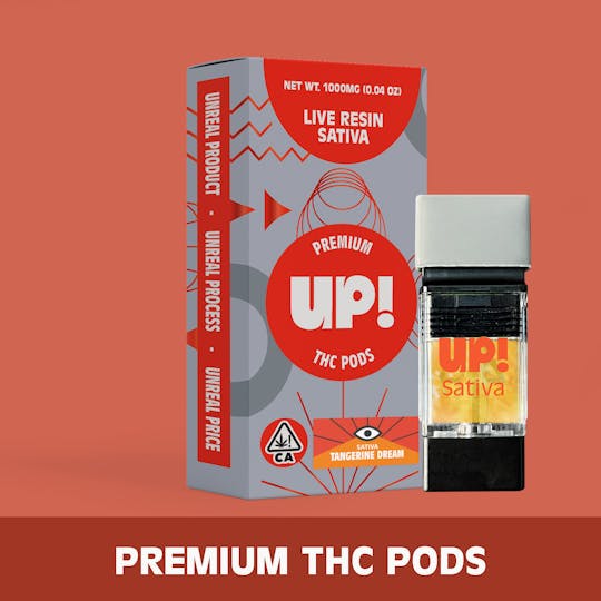 UP! - Tangerine Dream (Sativa) Live Resin Pod 1g - 1