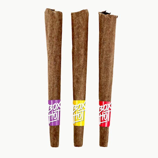 BOXHOT - Trifecta of Exotic Blunt Smoking Power Infused Blunts 3 x 1.0g - 1