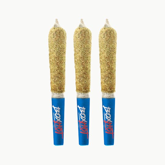BOXHOT - Dusties Retro Rocket Fuel Kief-Coated Infused Pre-Rolls 3 x 0.5g - 1