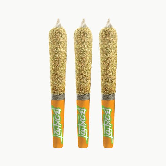 BOXHOT - Dusties Retro Orange Blast Kief-Coated Infused Pre-Rolls 3 x 0.5g - 1