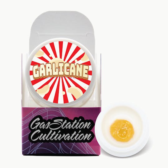 Gas Station Cultivation - Garlicane Live Resin Badder 1G - 1